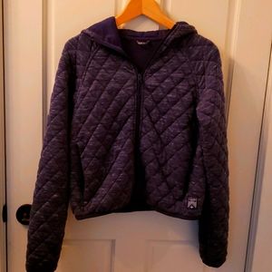 Oiselle quilted full zip hoodie